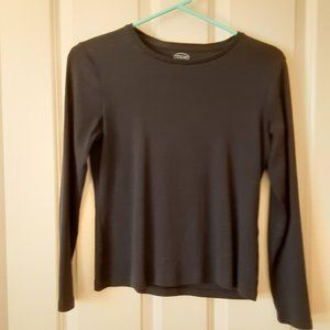 Women's black Talbot's long sleeve Tee
